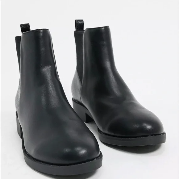 London Rebel Wide Fit chelsea boots - Picture 3 of 4